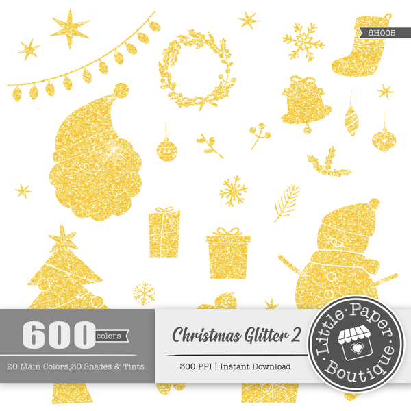 Christmas Background Rainbow Glitter 600 Seamless Digital Paper LPB6H005