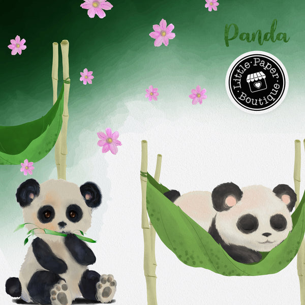 Pandas Digital Clipart CA401