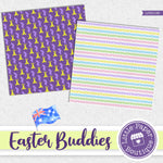 Easter Australian Buddies Watercolor Digital Paper LPB013B
