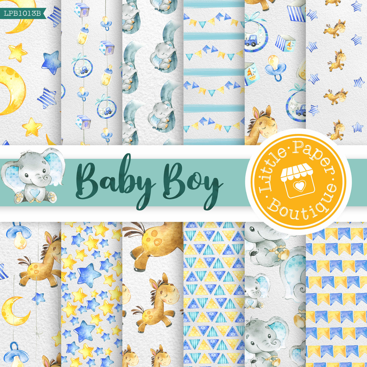 Precious Baby Boy - 12 X 12 Paper Pad, Dmcp1563