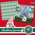 Christmas Gnomes Watercolor Digital Paper LPB1044A