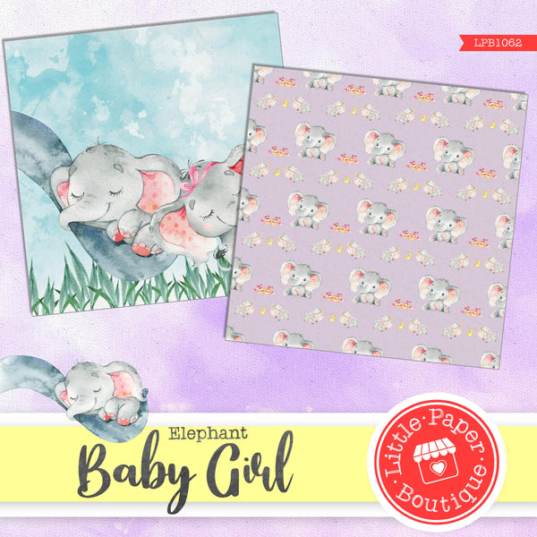 Baby Girl Digital Paper LPB1062A