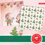 Christmas Elves Watercolor Digital Paper LPB3024A