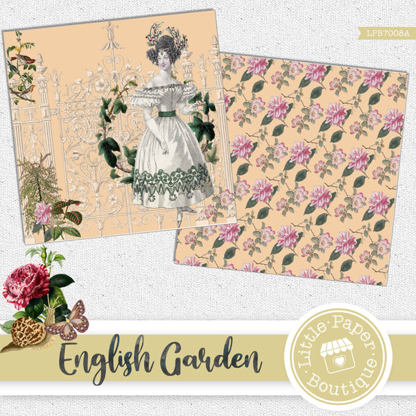 English Garden Digital Paper LPB7008A