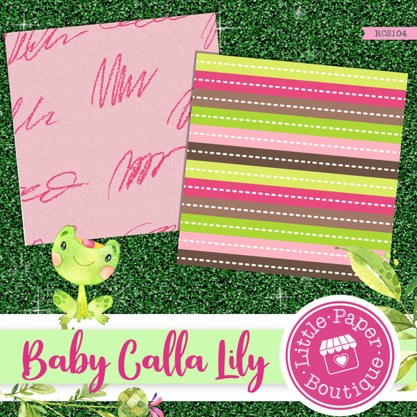 Baby Calla Lily Digital Paper RCS104
