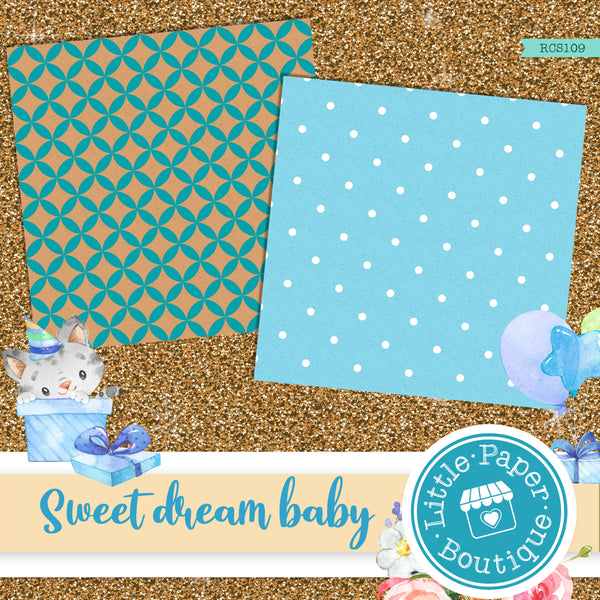 Sweet Dream Baby Digital Paper RCS109B