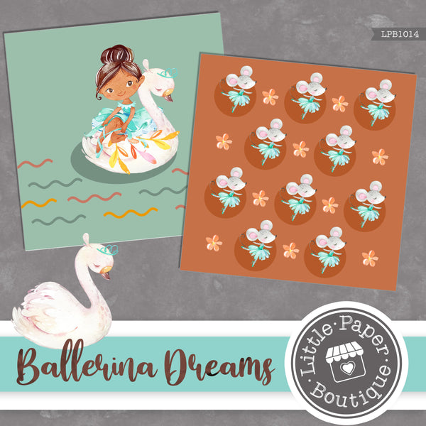 Ballerina Dreams Digital Paper LPB1014A
