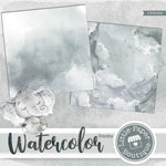 Watercolor Smoke Digital Paper PS054R5B
