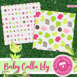 Baby Calla Lily Digital Paper RCS104
