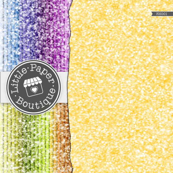 Rainbow Chunky Glitter Digital Paper 3H001