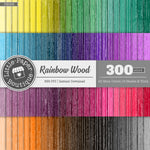 Rainbow Wood Digital Paper 3H006
