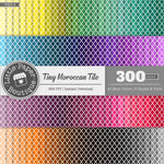 Rainbow Tiny Moroccan Digital Paper 3H013