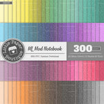 Rainbow Mod Notebook White Digital Paper 3H033