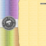 Rainbow Coffee Text Digital Paper 3H039