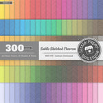 Rainbow Subtle Sketched Chevron Overlay Digital Paper 3H044