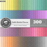 Rainbow Subtle Sketched Chevron Overlay Digital Paper 3H044
