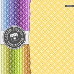 Rainbow Overlapping Circle Solid Overlay Digital Paper 3H080
