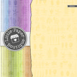 Rainbow Graphics Fairy Leaf Field Digital Paper 3H094