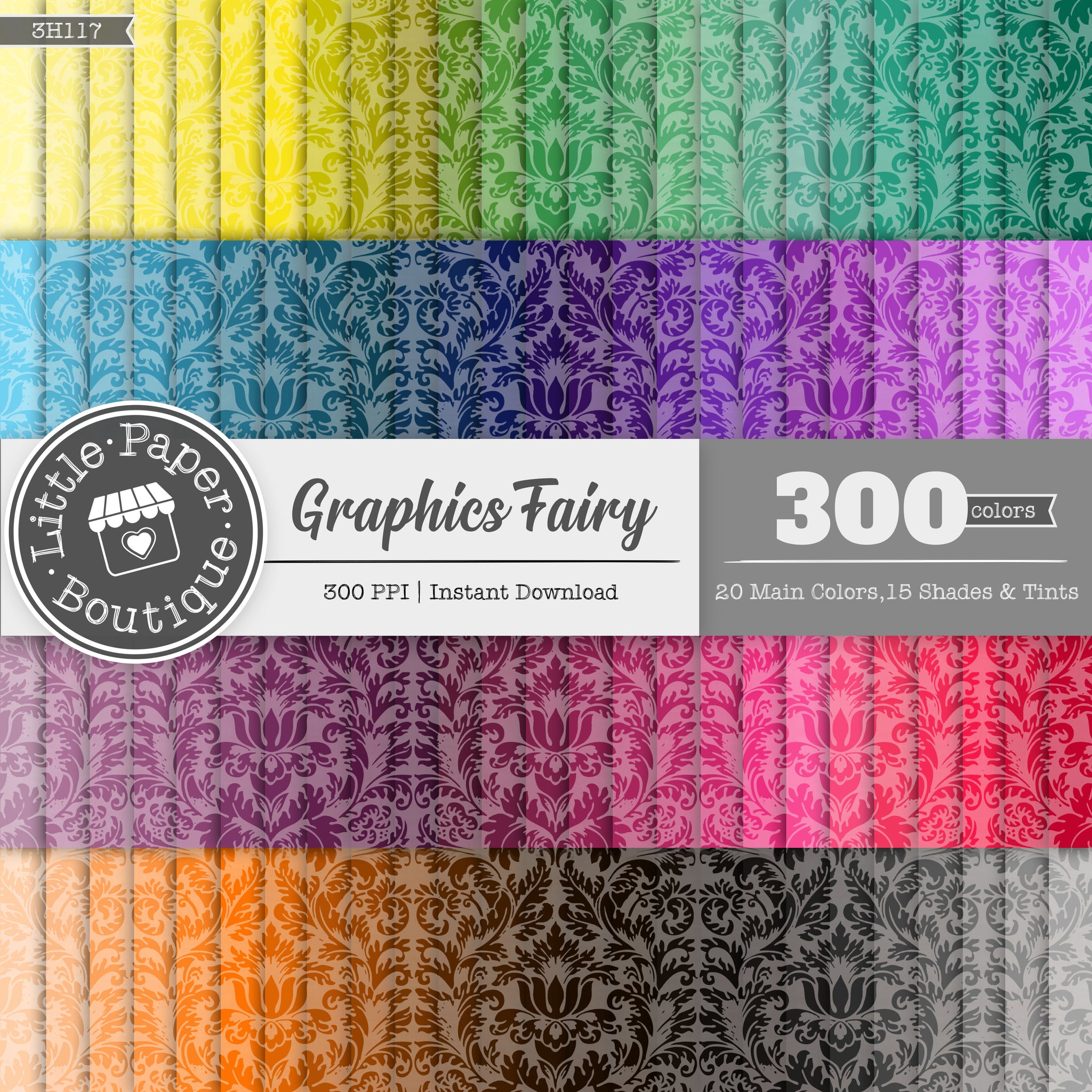 Rainbow Cardstock Background Digital Graphics