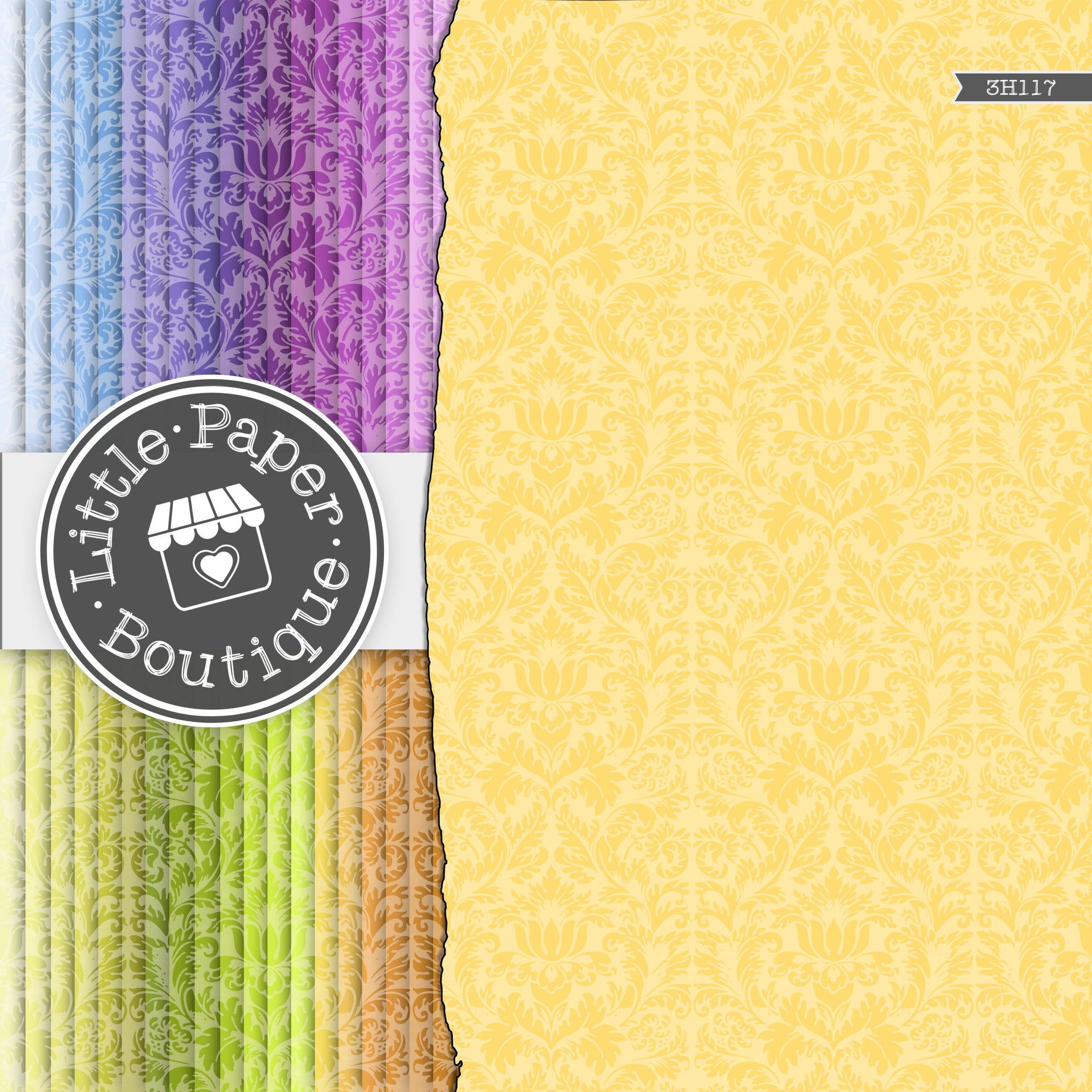 Rainbow Cardstock Background Digital Graphics