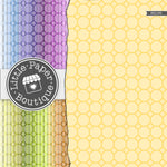 Rainbow Large Outline Octagon Digital Paper 3H136