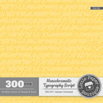 Rainbow Monochromatic Typography Script Digital Paper 3H158