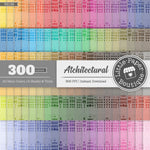 Rainbow Antique Architectural Digital Paper 3H168
