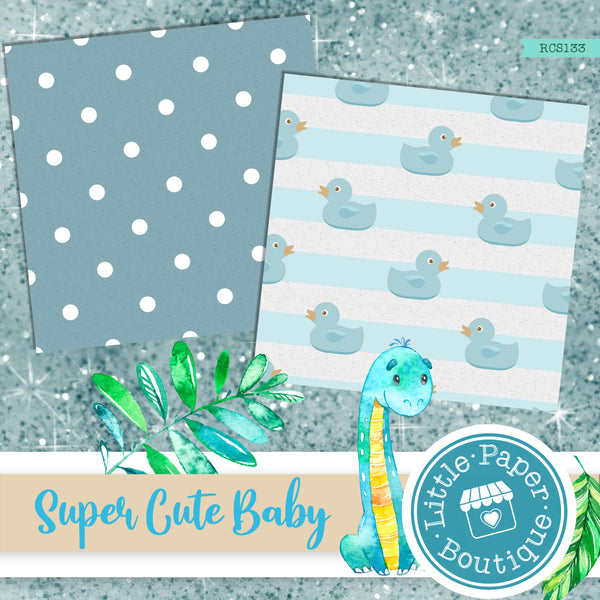 Super Cute Baby Digital Paper RCS133B