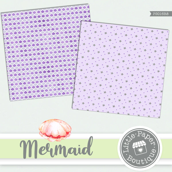Mermaid Scales Digital Paper PS016R8