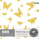Butterflies Background Rainbow Glitter 600 Seamless Digital Paper LPB6H009
