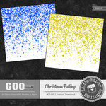 Christmas Falling Rainbow Glitter 600 Seamless Digital Paper LPB6H013