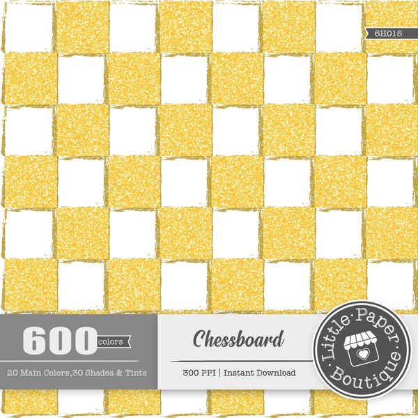 Glitter Chessboard Rainbow Glitter 600 Seamless Digital Paper LPB6H015