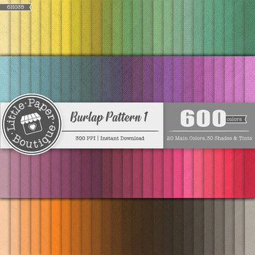 Burlap Pattern Rainbow 600 Seamless Digital Paper LPB6H035