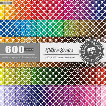 Glitter Scales Background Rainbow Glitter 600 Seamless Digital Paper LPB6H109