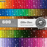 Rainbow Glitter Stars 600 Seamless Digital Paper LPB6H110