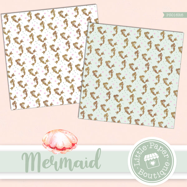 Mermaid Scales Digital Paper PS016R6