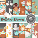 Ballerina Dreams Digital Paper LPB1014A