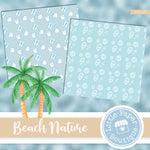 Beach Nature Seamless Digital Paper SCS1001B