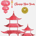 Chinese New Year Digital Clipart CA113