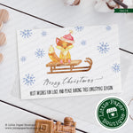 Christmas Fox Digital Clipart CA114