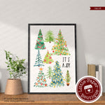 Christmas Trees Digital Clipart CA116