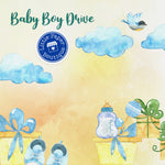 Baby Boy Drive Digital Clipart CA123