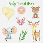 Baby Animal Drive Digital Clipart CA125