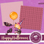 Halloween Digital Paper LPB003B25