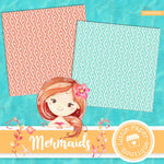 Mermaid Digital Paper LPB003B32