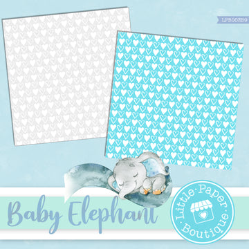 Baby Elephant Digital Paper LPB003B9