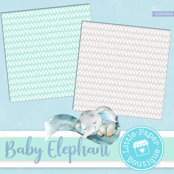 Baby Elephant Digital Paper LPB003B9