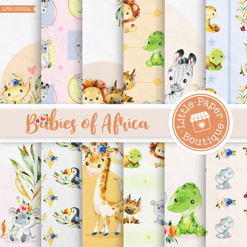 Babies of Africa Digital Paper LPB10000A