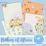 Babies of Africa Letter Size Digital Paper LPB10000A4