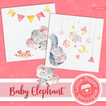 Baby Elephant Digital Paper LPB1000A